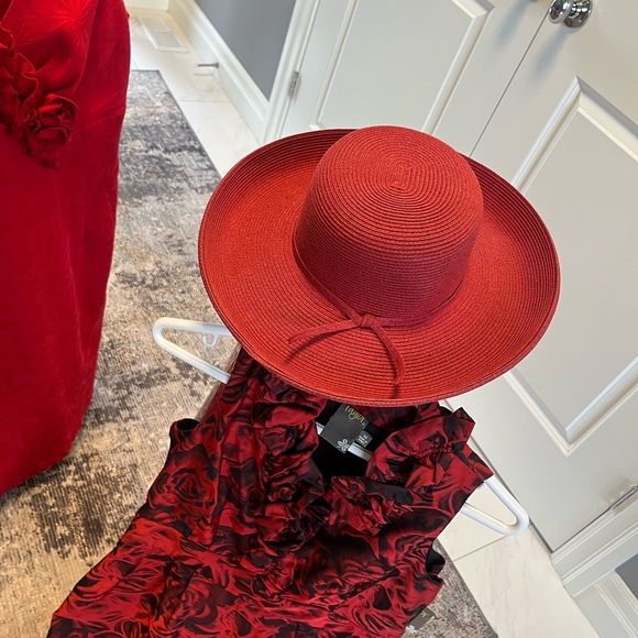 SAN DIEGOHAT CO muted red Kentucky Derby hat 🎩 hat only - Picture 10 of 13